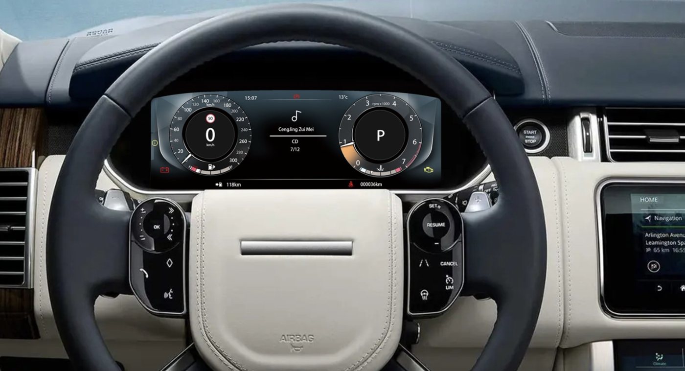 Land Rover Range Rover 2014-2017/2013-2016 Digital Instrument Cluster Retrofit NF-1002 product image by Yrefit for Land Rover NF-1002