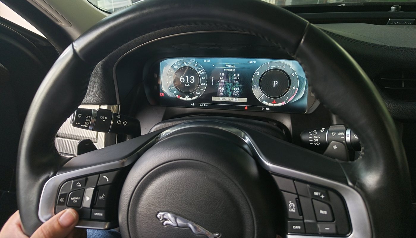 Jaguar XFL-2016-2019 Digital Instrument Cluster Retrofit NF-1016 product image by Yrefit for Jaguar NF-1016