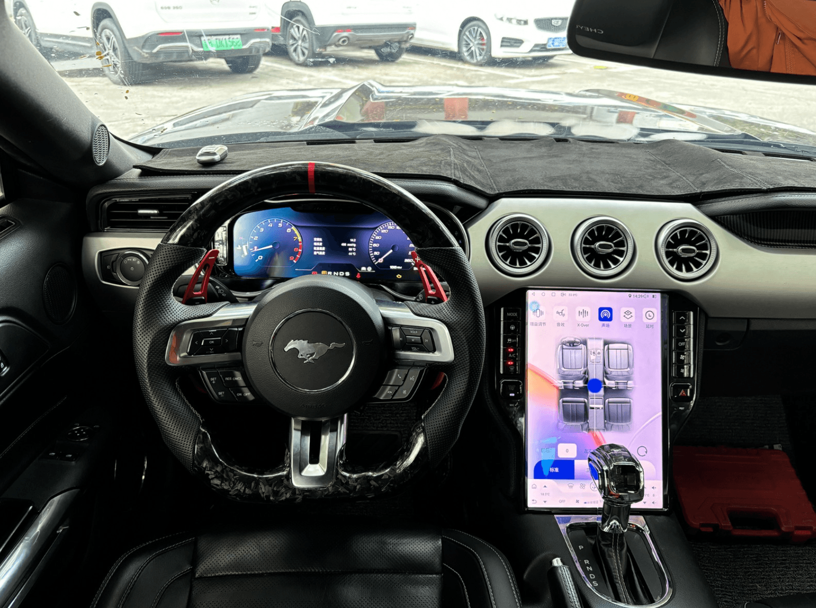 Ford Mustang 2015-2021 Digital Instrument Cluster Retrofit NF-1022 product image by Yrefit for Ford NF-1022