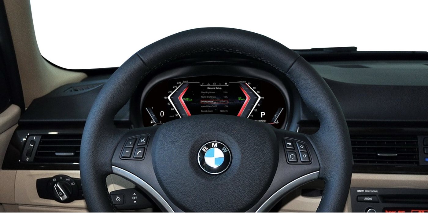 BMW E90/E91/E92/E93 2005-2012 Digital Instrument Cluster Retrofit NF-1038 product image by Yrefit for BMW NF-1038