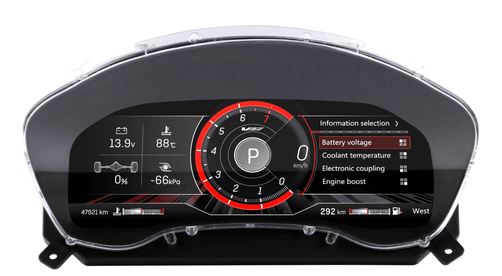 Cadillac 2013-2015SRX 12.3-inch Digital Instrument Cluster Retrofit NF-1042 NF-1042 product image 2 Cadillac 2013-2015SRX 12.3-inch Digital Instrument Cluster Retrofit NF-1042 product image by Yrefit for Cadillac NF-1042 image 2