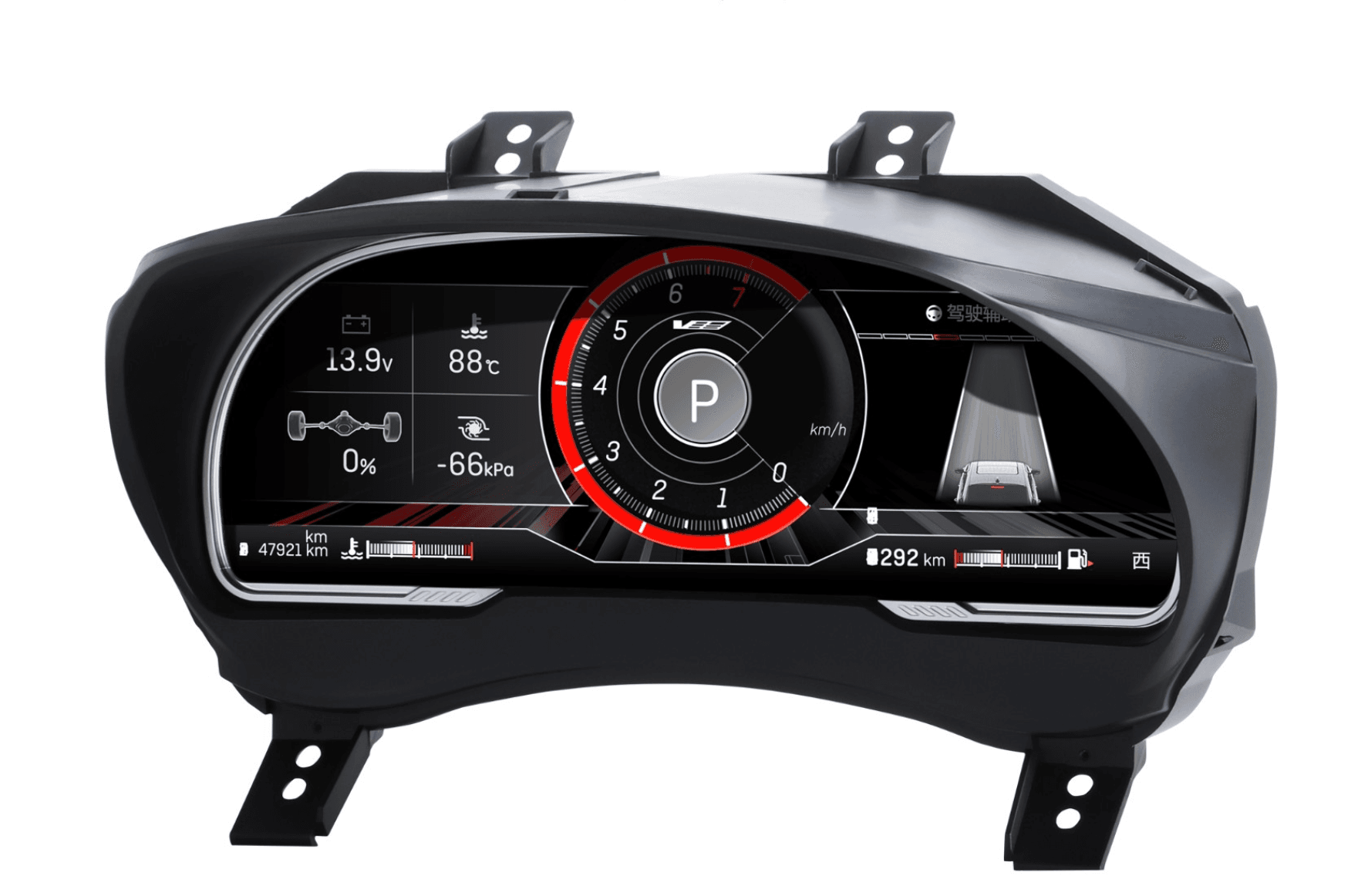 Cadillac 2014-2017ATS 12.3-inch Digital Instrument Cluster Retrofit NF-1043 product image by Yrefit for Cadillac NF-1043
