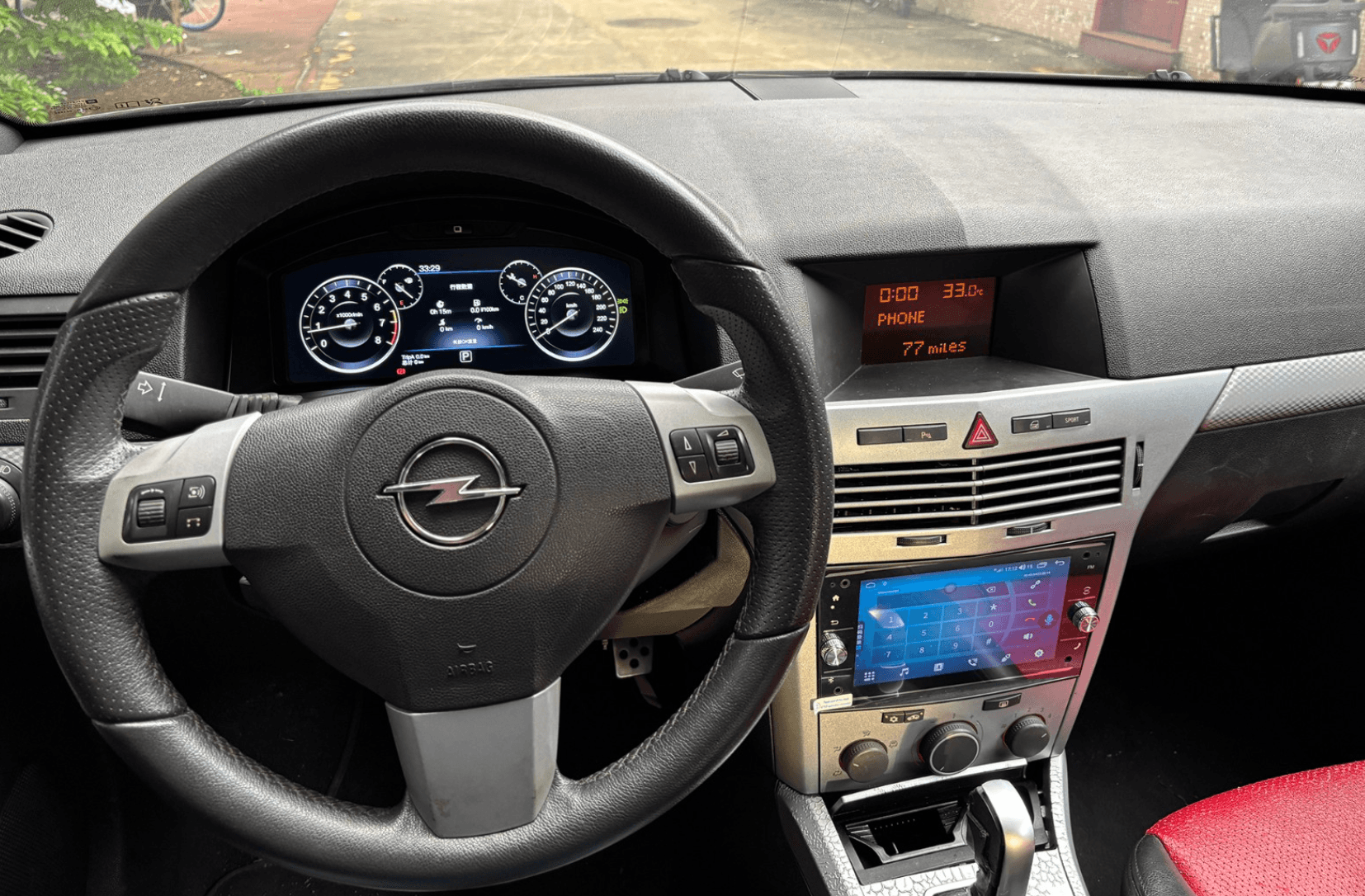 Opel Astra 2004-2010 Digital Instrument Cluster Retrofit NF-1045 product image by Yrefit for Opel NF-1045