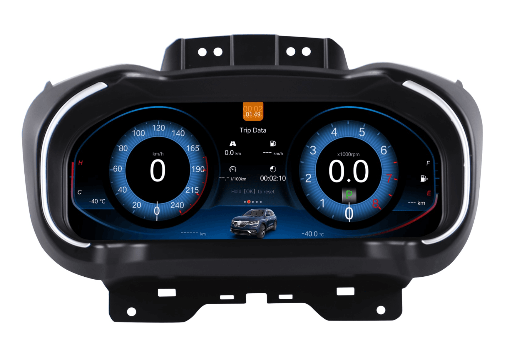 Renault Koleos 12.3-inch Digital Instrument Cluster Retrofit NF-1049 product image by Yrefit for Renault NF-1049