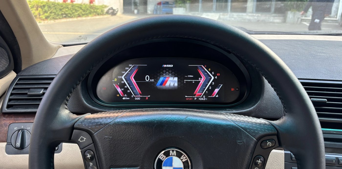 BMW E46 192099-2004 Digital Instrument Cluster Retrofit NF-1061 product image by Yrefit for BMW NF-1061