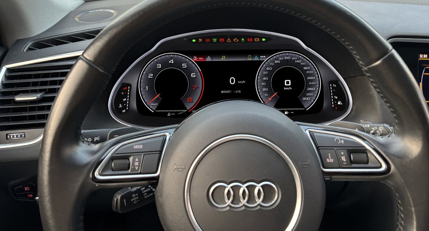 Audi Q5 2009-2018 Digital Instrument Cluster Retrofit NF-1063 product image by Yrefit for Audi NF-1063