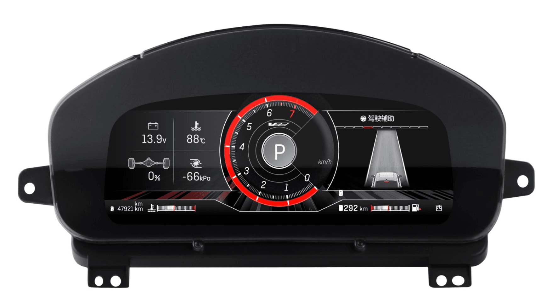 Cadillac Escalade 12.3-inch Digital Instrument Cluster Retrofit NF-1068 NF-1068 product image 2 Cadillac Escalade 12.3-inch Digital Instrument Cluster Retrofit NF-1068 product image by Yrefit for Cadillac NF-1068 image 2