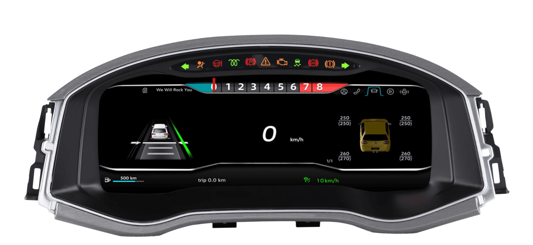 Volkswagen Passat 2016-2018 12.3-inch Digital Instrument Cluster Retrofit NF-1070 NF-1070 product image 2 Volkswagen Passat 2016-2018 12.3-inch Digital Instrument Cluster Retrofit NF-1070 product image by Yrefit for Volkswagen NF-1070 image 2