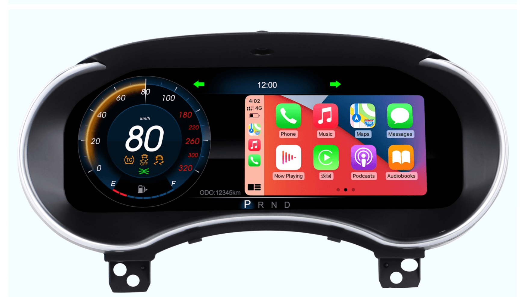 Dodge Durango 12.3-inch Digital Instrument Cluster Retrofit NF-1071 product image by Yrefit for Dodge NF-1071 image 2
