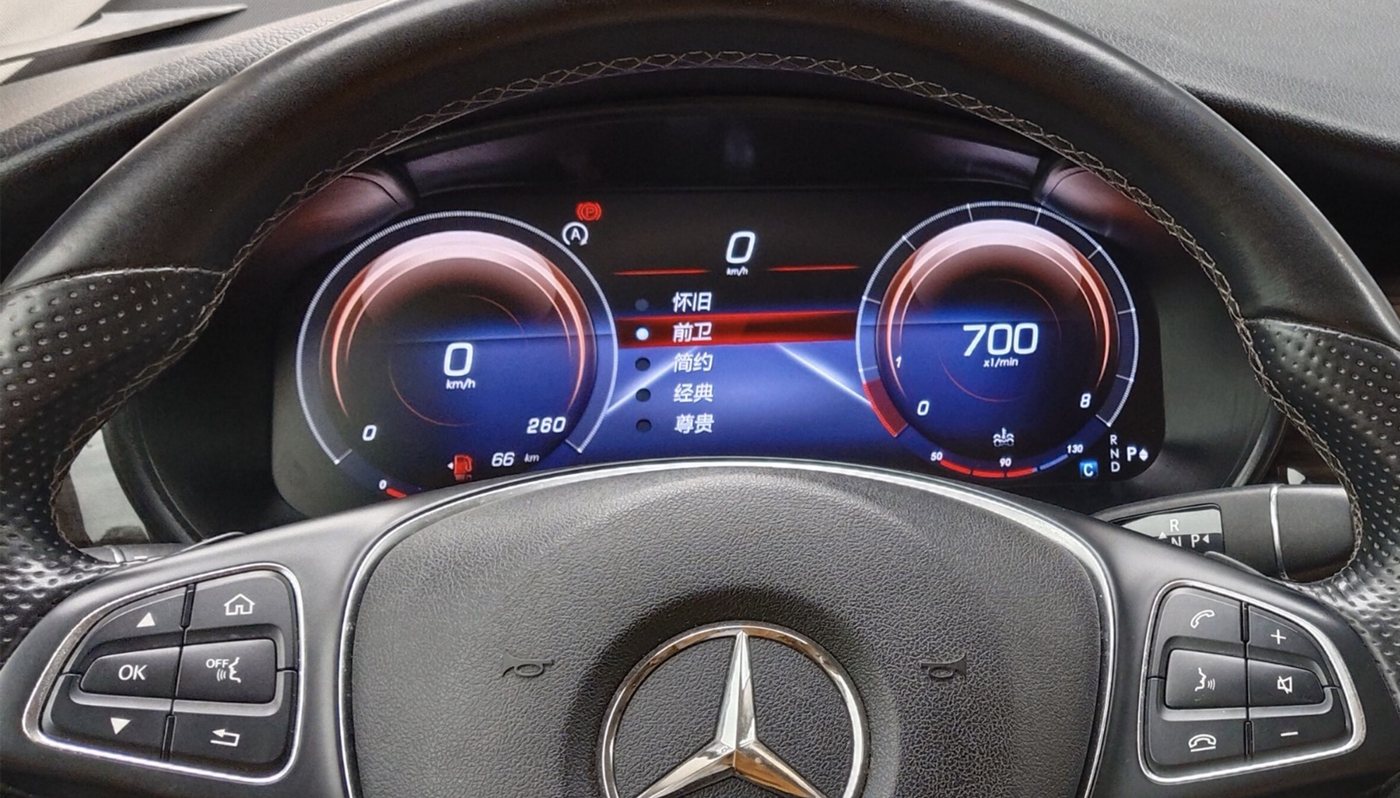 Mercedes-Benz V-Class 2016-2023 Digital Instrument Cluster Retrofit NF-1080 product image by Yrefit for Mercedes-Benz NF-1080