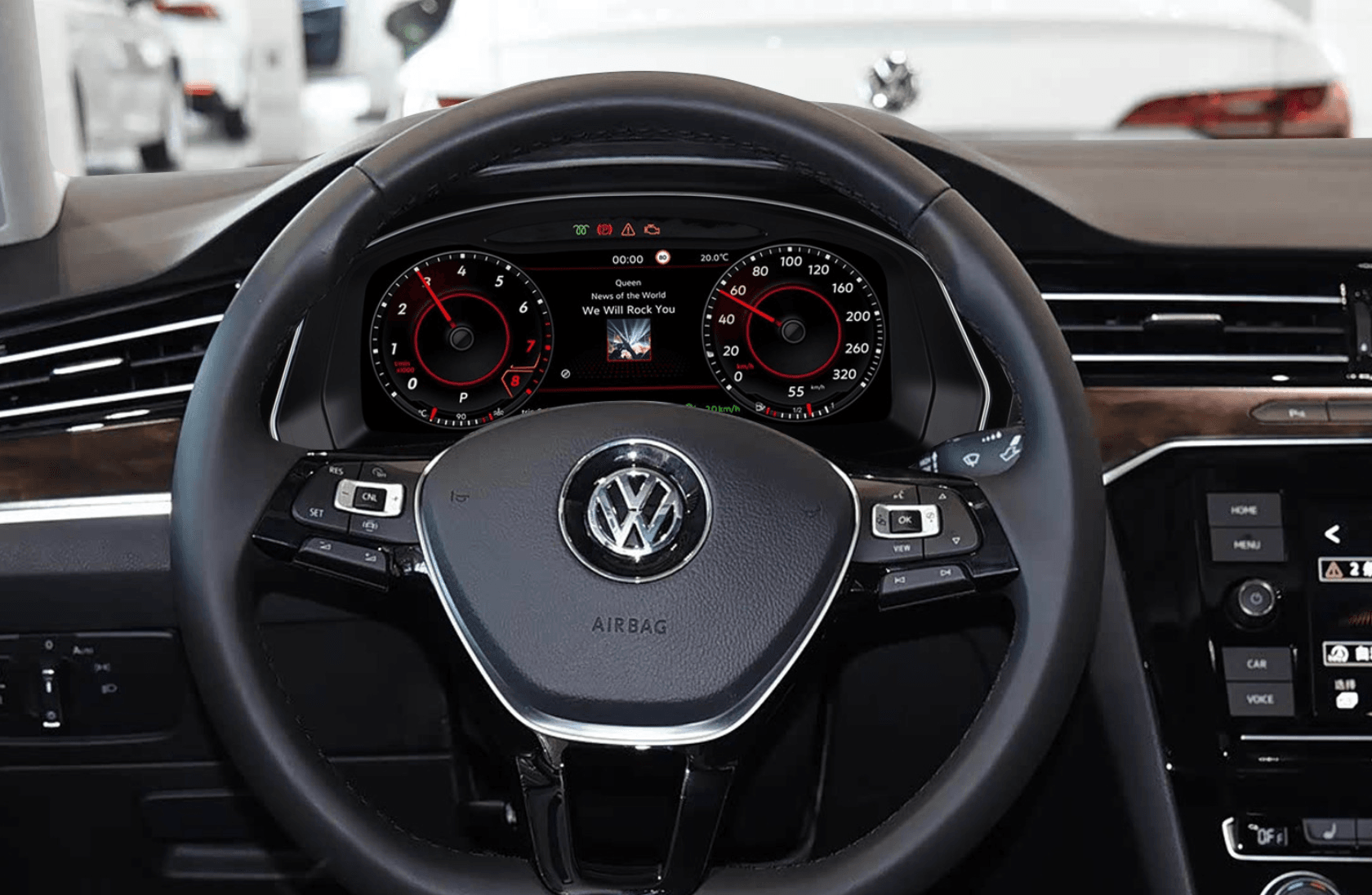 Volkswagen Magotan B8 2017-2023/Volkswagen CC 2019-2023/Passat B8 2015-2023/ARTEON 2018-2019/Passat Variant 2016-2018 12.3-inch Digital Instrument Cluster Retrofit NF-1084 product image by Yrefit for Volkswagen NF-1084
