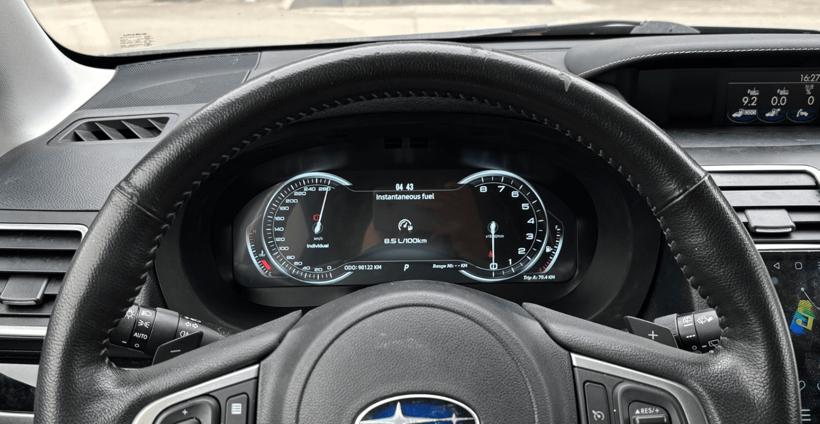 Subaru Forester 2013-2018 12.3-inch Digital Instrument Cluster Retrofit NF-1090 product image by Yrefit for Subaru NF-1090
