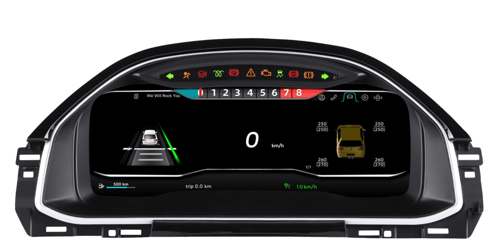 Volkswagen Bora 2016-2018 12.3-inch Digital Instrument Cluster Retrofit NF-1097 NF-1097 product image 2 Volkswagen Bora 2016-2018 12.3-inch Digital Instrument Cluster Retrofit NF-1097 product image by Yrefit for Volkswagen NF-1097 image 2