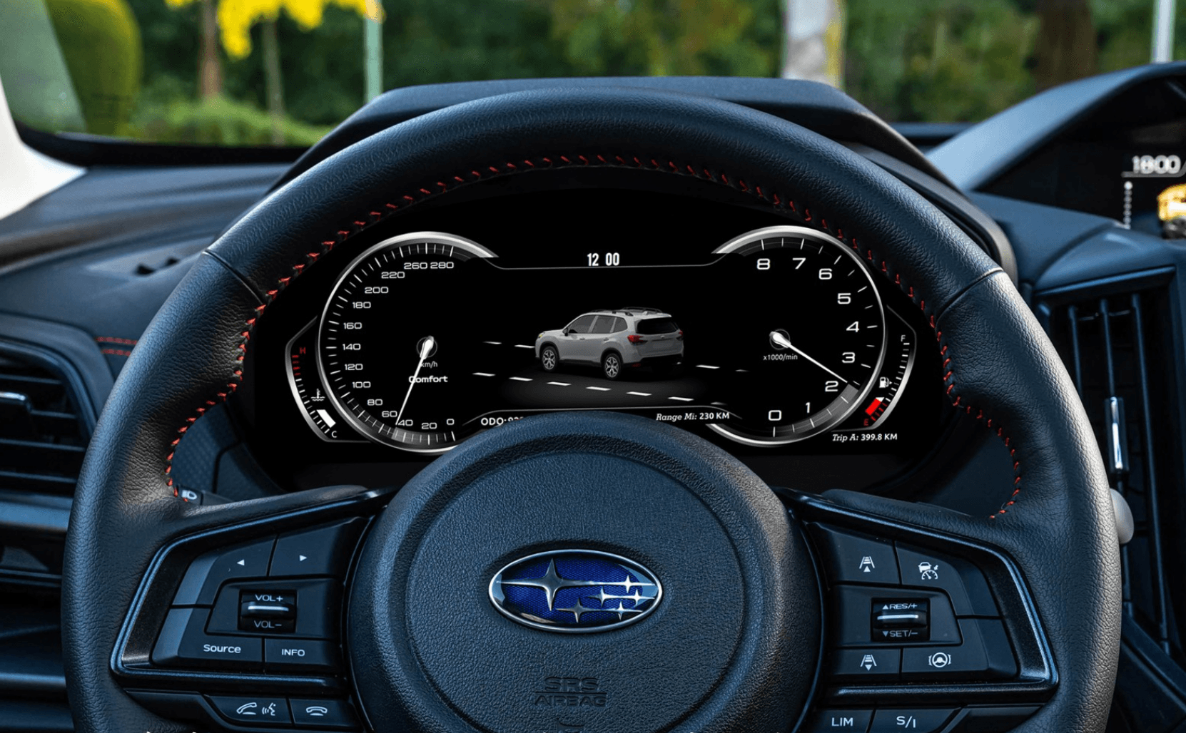 Subaru Forester 2019-2024 12.3-inch Digital Instrument Cluster Retrofit NF-1100 product image by Yrefit for Subaru NF-1100