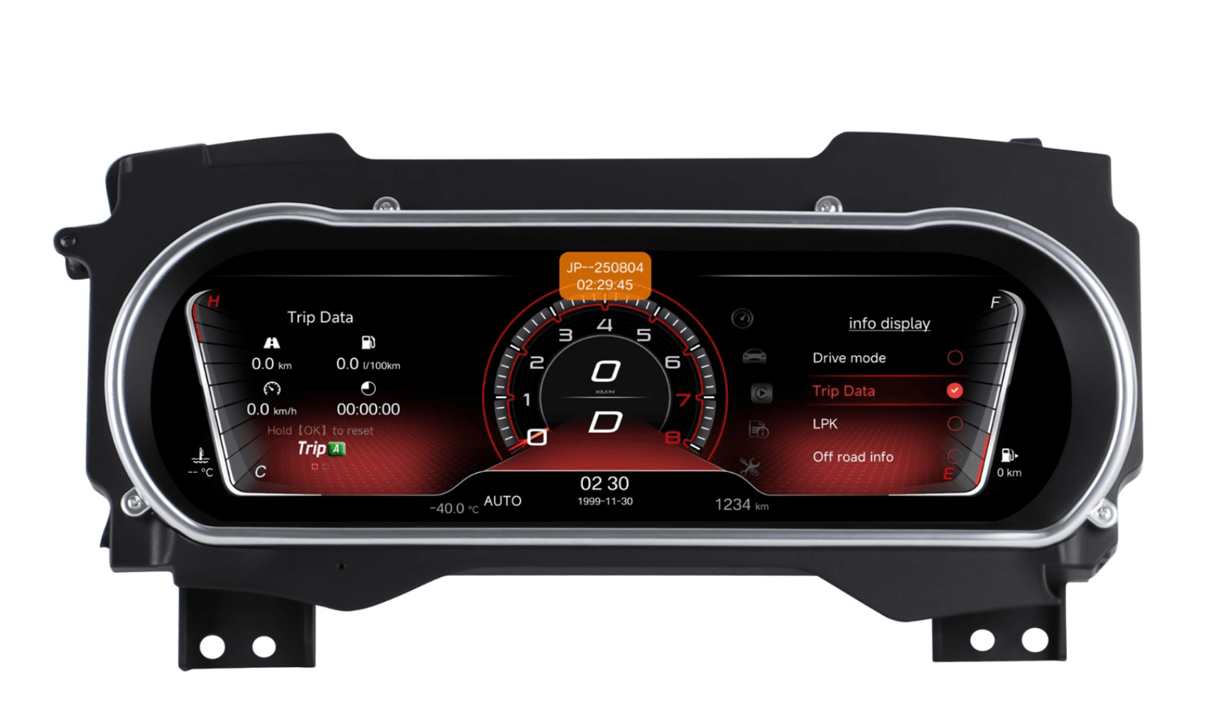 Jeep Wrangler 2018-2023 12.3-inch Digital Instrument Cluster Retrofit NF-1109 NF-1109 product image 2 Jeep Wrangler 2018-2023 12.3-inch Digital Instrument Cluster Retrofit NF-1109 product image by Yrefit for Jeep NF-1109 image 2