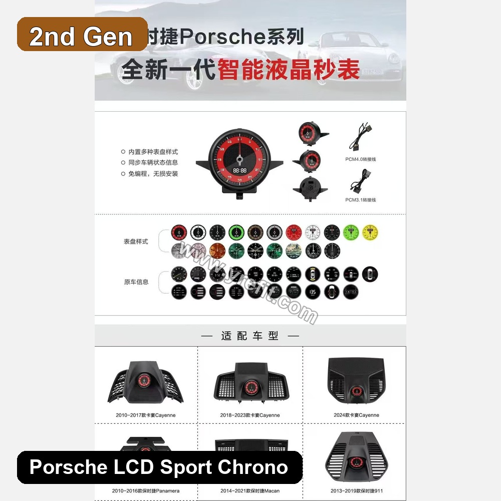 Porsche Sport Chrono 2nd Gen | Yrefit Porsche Sport Chrono 2nd Gen retrofit product image | Yrefit | www.yrefit.com